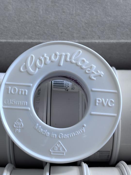 Taśma elektroizolacyjna Coroplast 302 biała 15 mm × 10 m – VDE