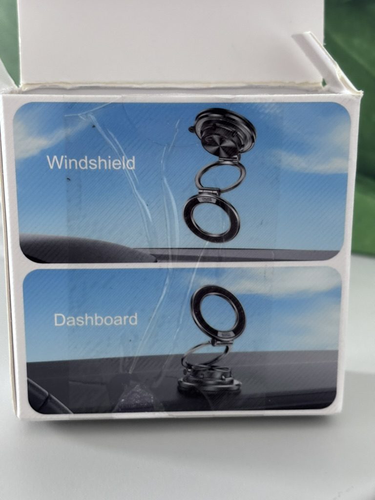 Magnetyczny uchwyt samochodowy MagSafe 360° na szybę lub deskę – nowy