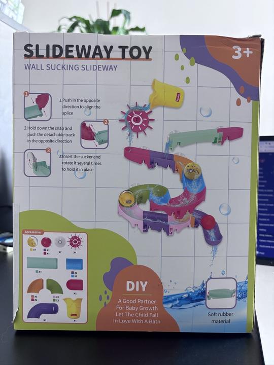 Sedola Slideway Toy – wodny tor do kąpieli na przyssawki, 28 elementów, 3+