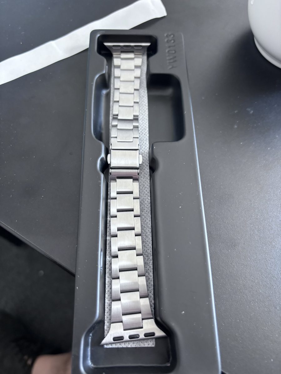 Metalowa bransoleta do Apple Watch – stal nierdzewna, Space Gray