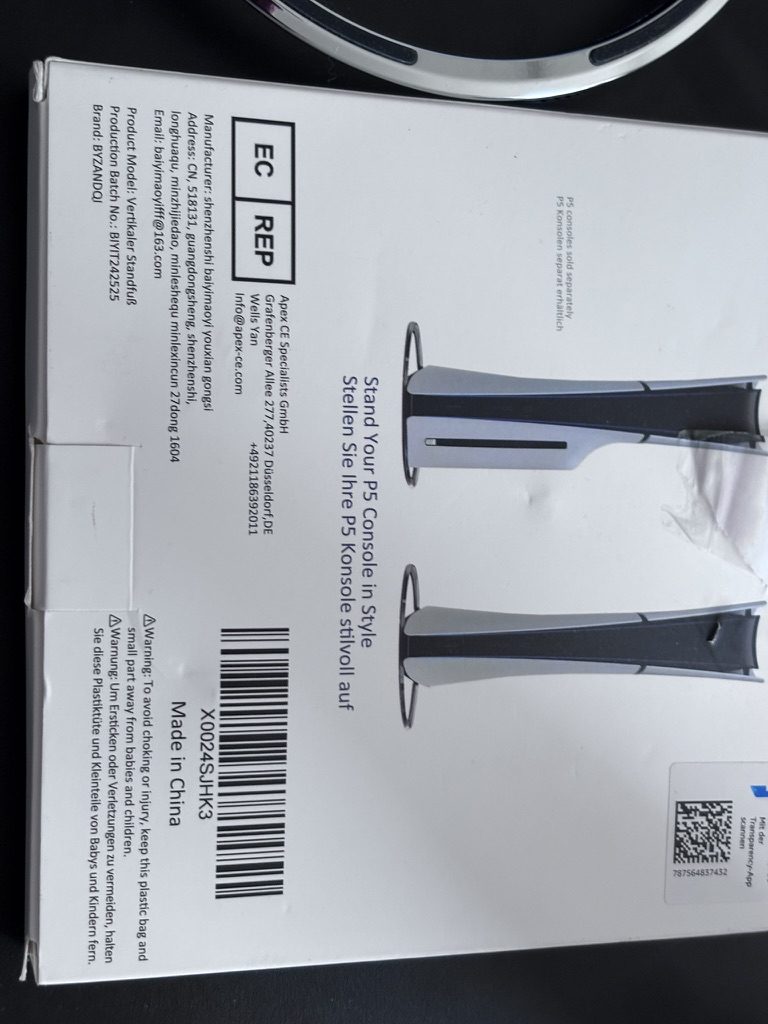 Pionowa podstawka do Sony PlayStation 5 (PS5) – Vertical Stand