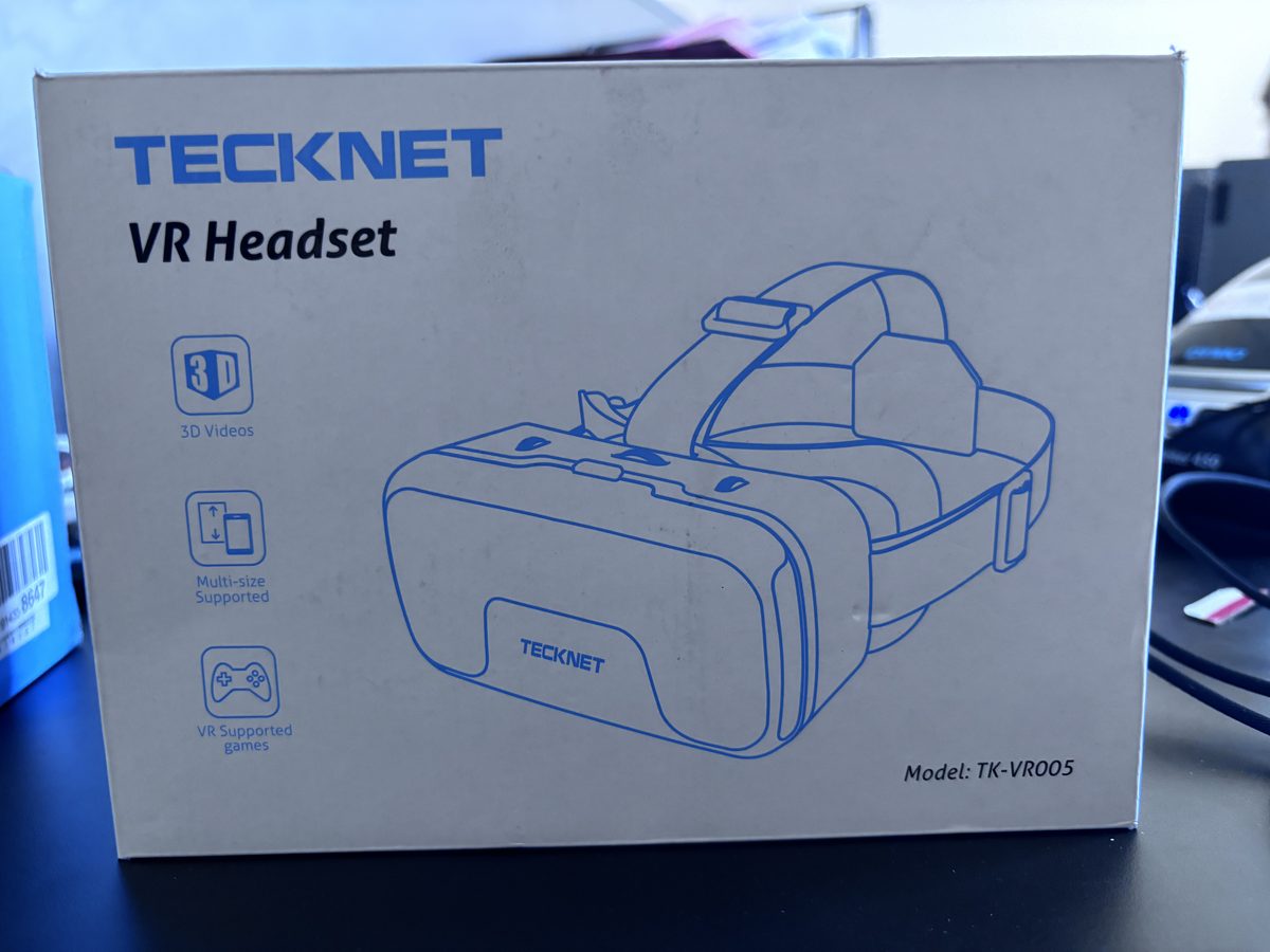 Gogle VR TECKNET TK-VR005 do smartfona – okulary 3D z regulowanymi soczewkami