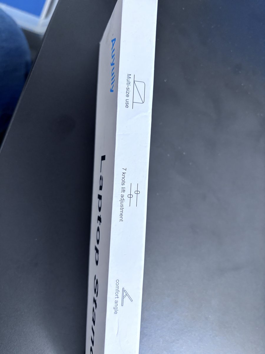 Aluminiowa składana podstawka Auyuiiy pod laptop 10–15,6 cala – regulowana