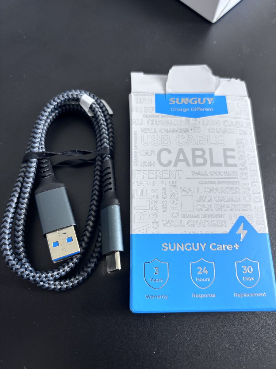 Kabel SUNGUY USB-A do USB-C