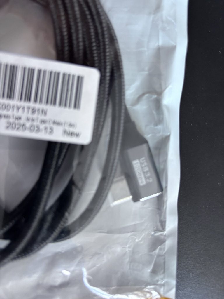 RIJEYOCA USB-C 3.2 Gen2 10Gb/s 1,5 m – kabel USB-C do ładowania i transferu danych