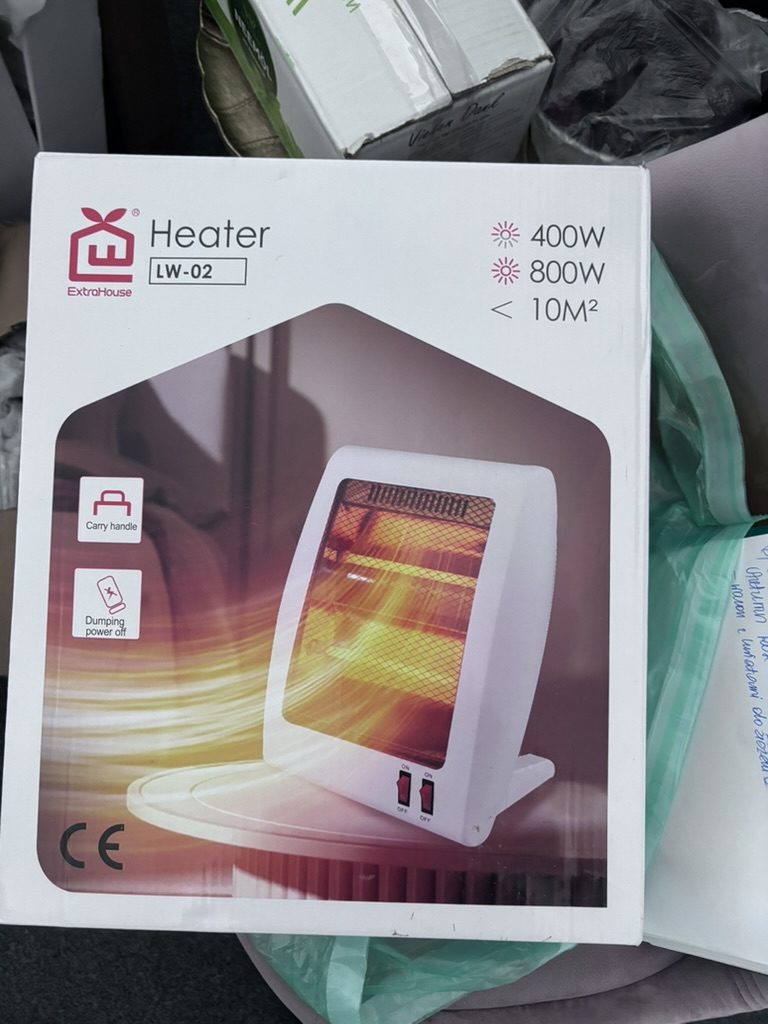 Grzejnik kwarcowy ExtraHouse LW-02 800 W / 400 W – nowy
