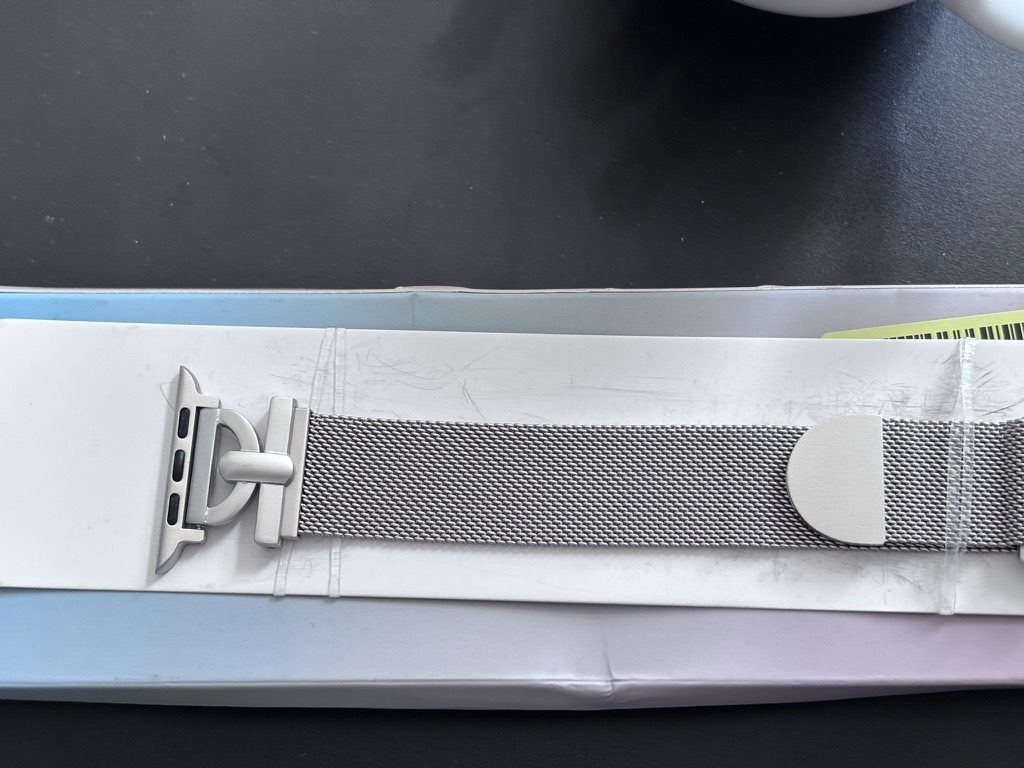 Metalowa bransoleta Milanese Loop do Apple Watch – srebrna