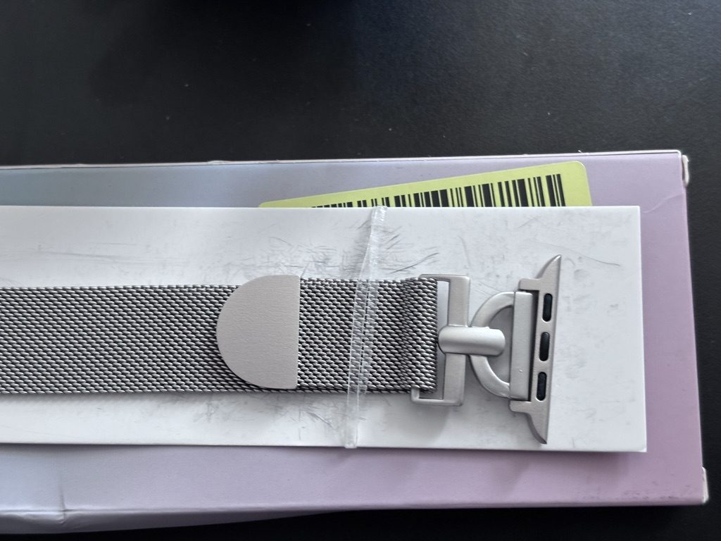 Metalowa bransoleta Milanese Loop do Apple Watch – srebrna