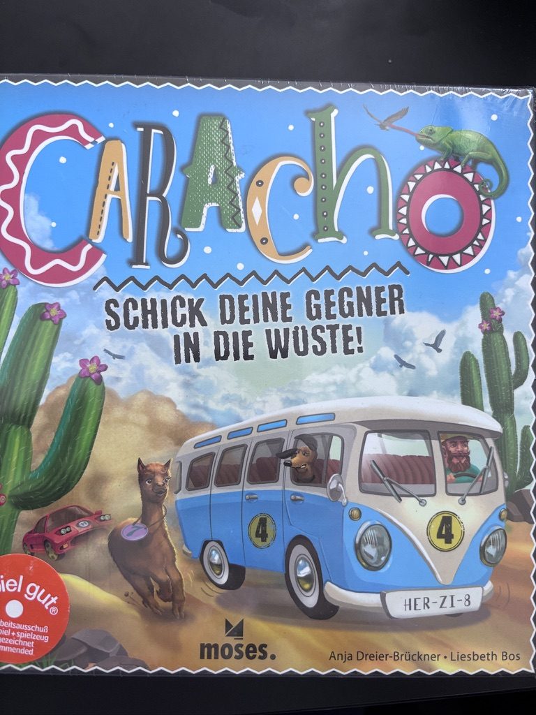 Caracho! – gra planszowa wyścigowa Moses Verlag, rodzinna gra strategiczna 8+