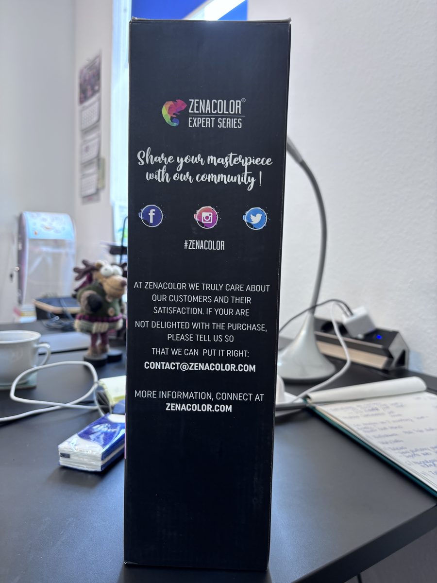Zenacolor Artist Box Oil Paint – Zestaw farb olejnych 41 el. + sztaluga