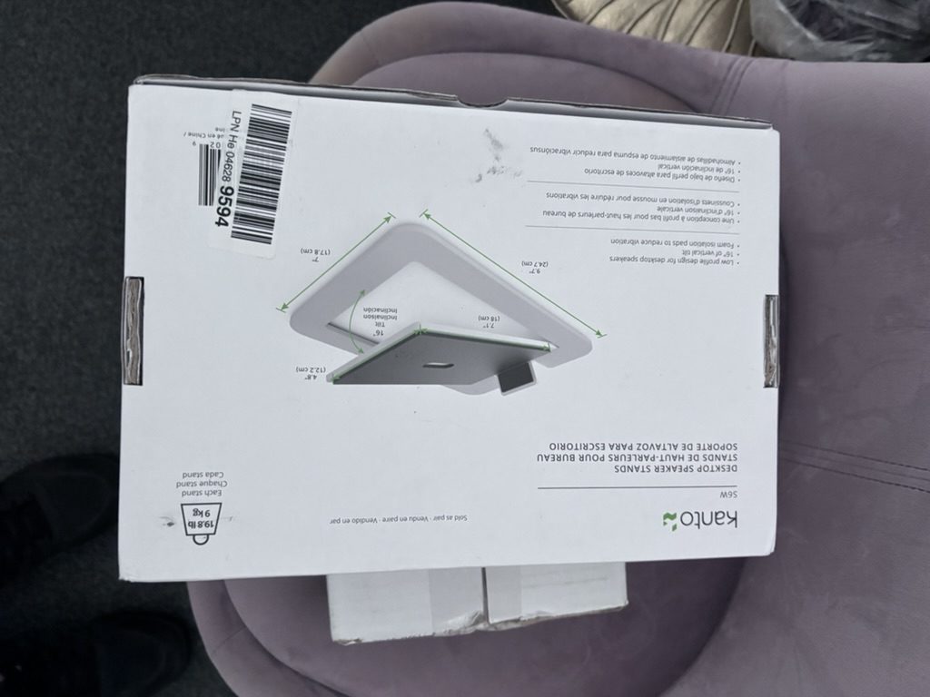 Kanto Desktop Speaker Stand 56W White – podstawki pod głośniki biurkowe – nowe