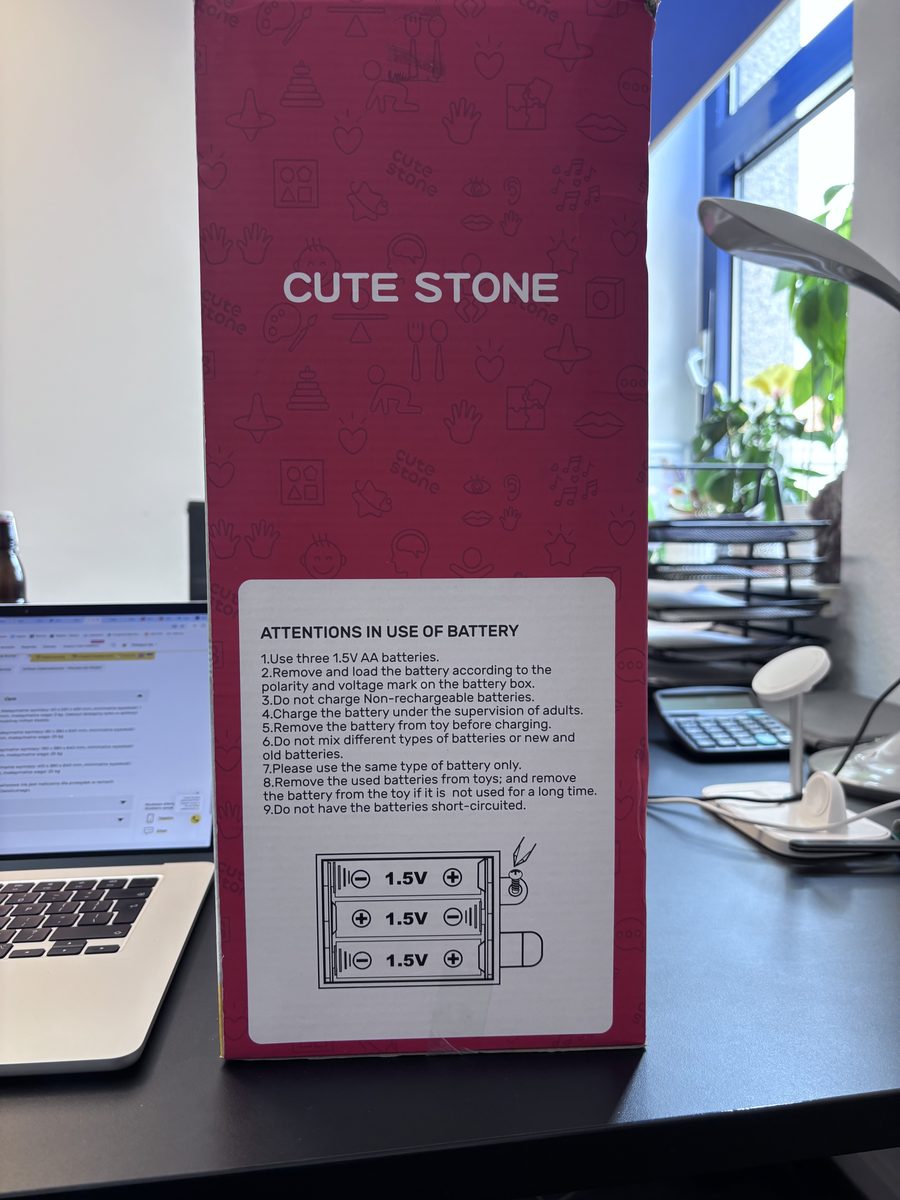 Duża kuchnia dla dzieci Cute Stone z parą wodną, światłem i dźwiękiem – NOWA