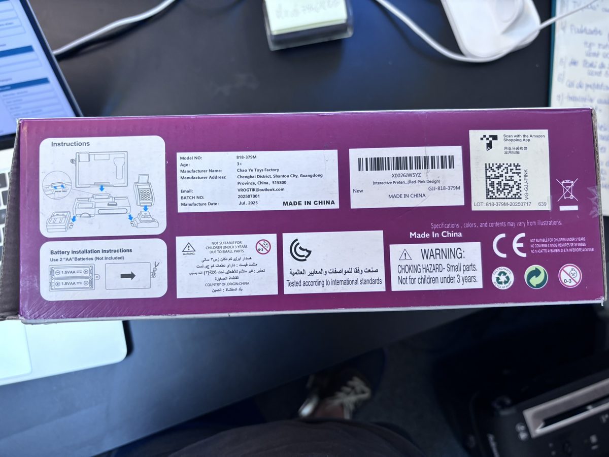 Elektroniczna kasa sklepowa dla dzieci z wózkiem i akcesoriami – 26 elementów – NOWA