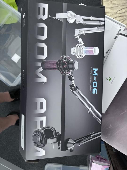 CACENCAN M05 – profesjonalne ramię mikrofonowe 360° do biurka, udźwig 2,5 kg