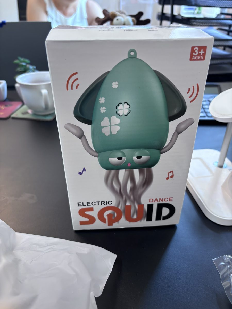 Tańcząca Ośmiornica Electric Dance Squid – interaktywna zabawka z muzyką i światłami – NOWA