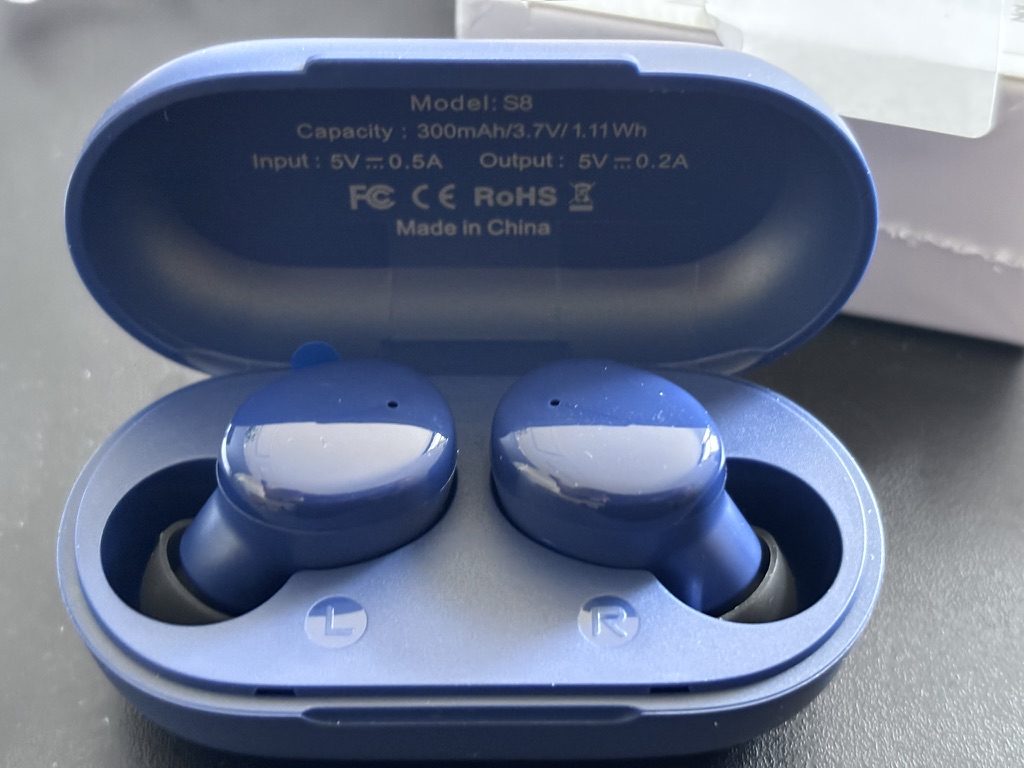 Bezprzewodowe słuchawki Bluetooth V9i TWS z etui ładującym