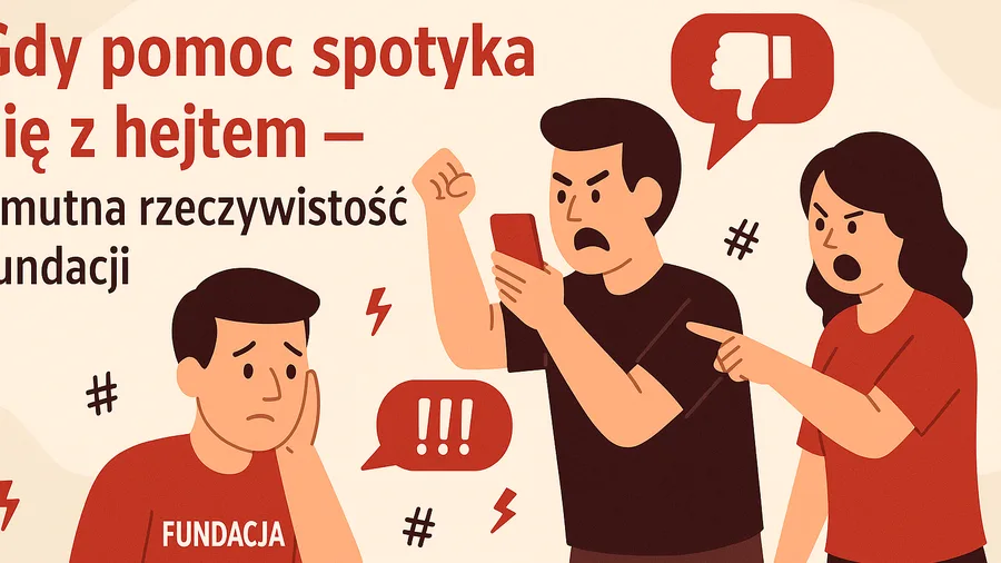 Agresja zamiast wdzięczności – trudna rzeczywistość fundacji pomocowych