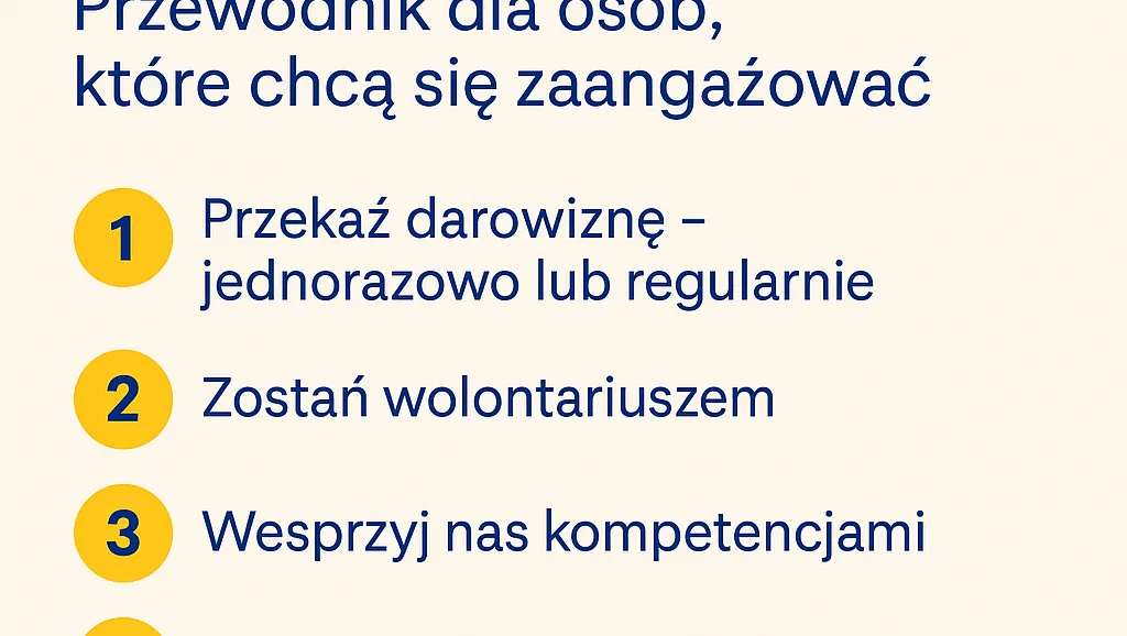 Jak możesz pomóc? Przewodnik dla osób, które chcą działać z Fundacją Efekt Motyla