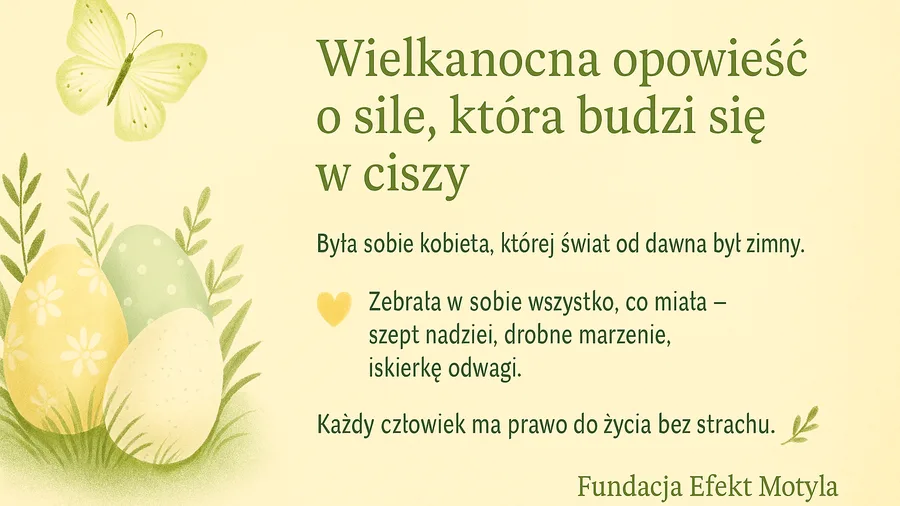 Wielkanocna opowieść o sile, która budzi się w ciszy